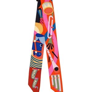 Hermes Parade en Fanfare Silk Twilly